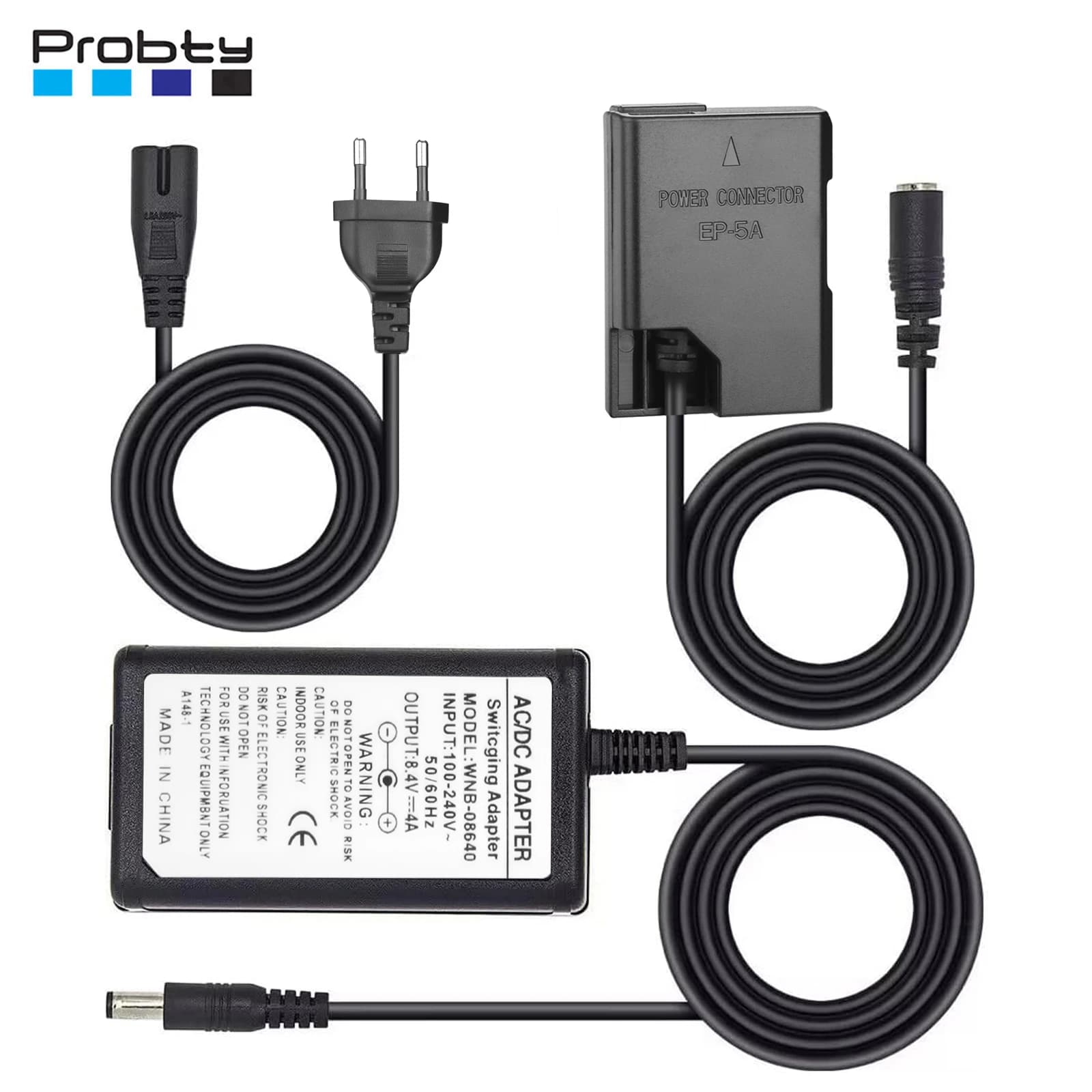 Nuovo EN-EL14 EL14A EP-5A Batteria fittizia AC/DC Adattatore di alimentazione per Nikon D3200 D3300 D3400 D3500 D5100 D5200 D5300 D5500 D5600