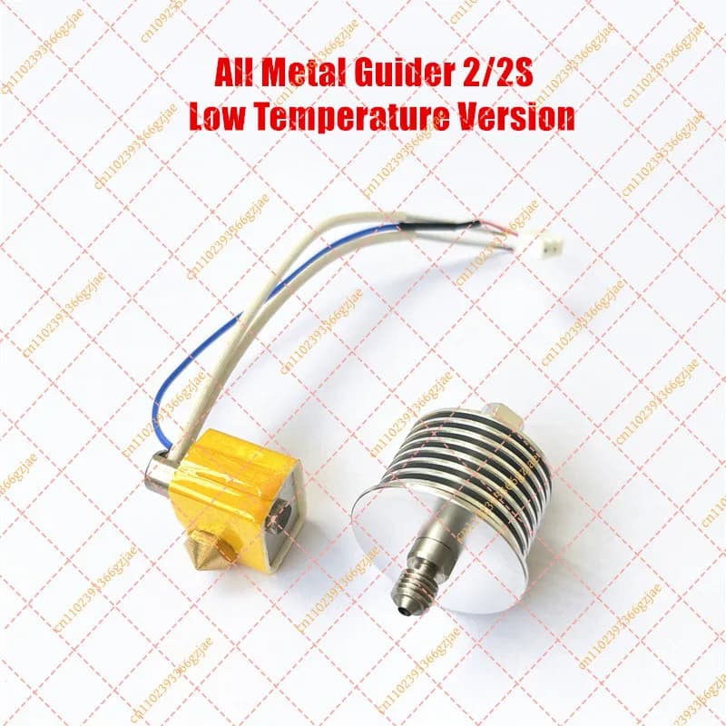 Kit di Assemblaggio Estrusore Hotend Interamente in Metallo per Basse Temperature, Aggiornamento per Stampante 3D Flashforge Guider 2 2S