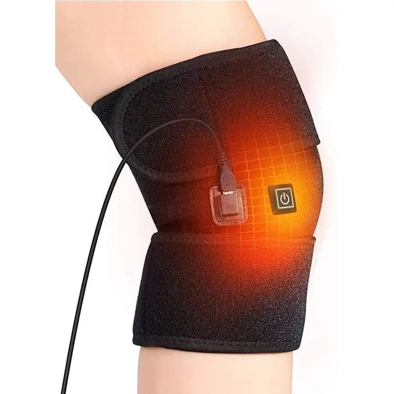 Massaggiatore per ginocchio riscaldato elettrico Ginocchiera ginocchiera riscaldata regolabile Gambe caldo inverno Supporto termico per ginocchio Artrite Sollievo dal dolore