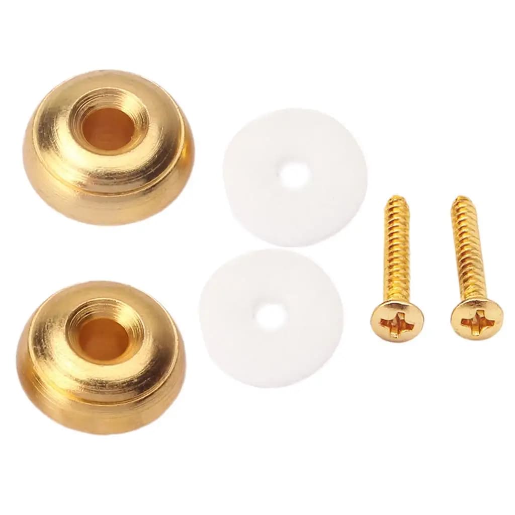 Set da 5-6 Pezzi di Bottoni a Fungo per Chitarra, Ukulele e Mandolino, Fibbie di Bloccaggio