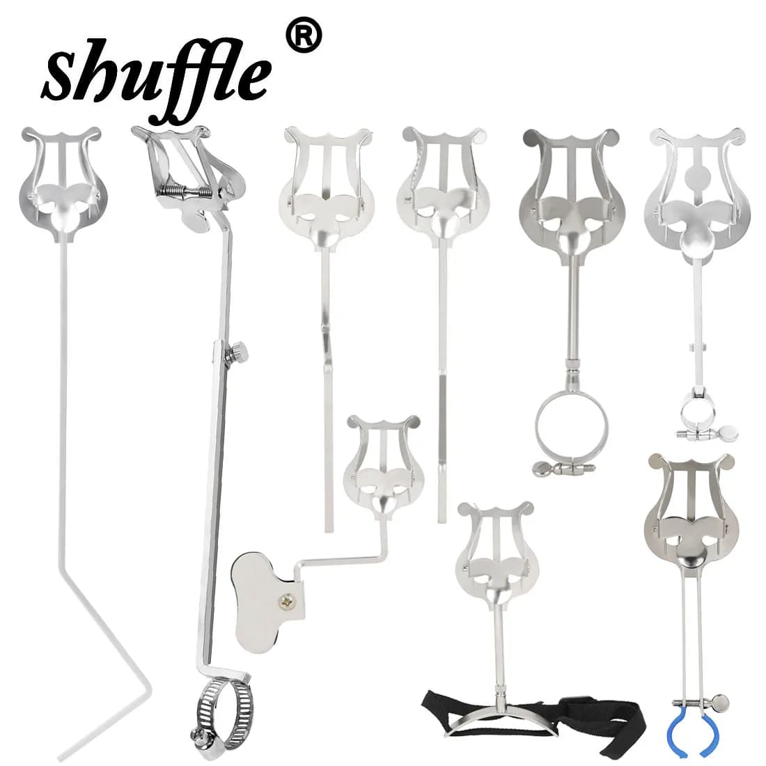 Music Stand Clarinet Trumpet Flute Winds Saxophone Baritone Portable Marching Sheet Music Stands Musical Instruments Accessories