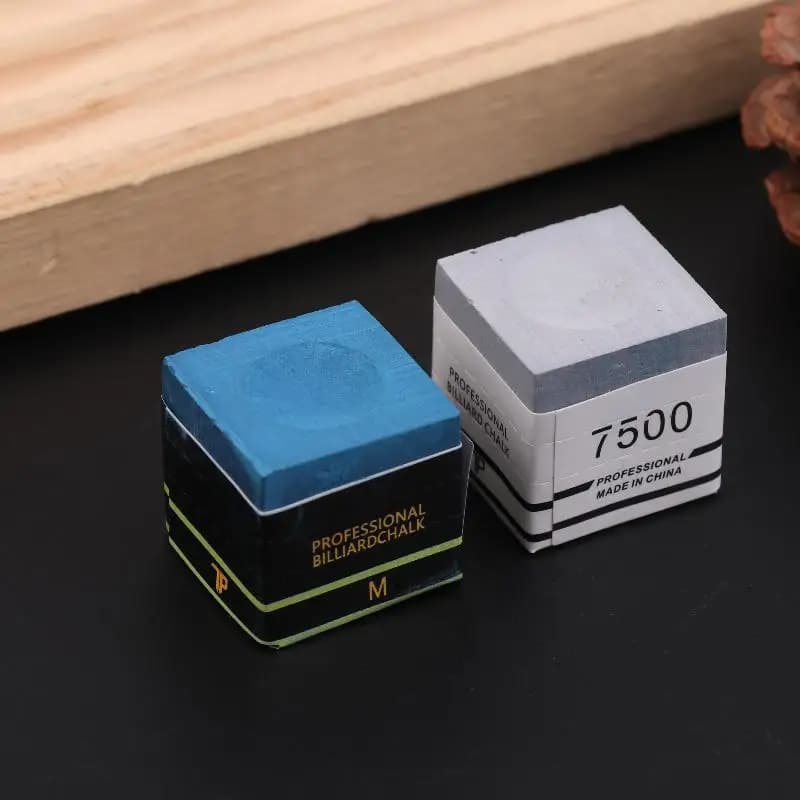 New 1Pc With Storage Box No-slip Billiard Chalks Pool Cue Stick Chalk Snooker Easy Powder Billiard Chalk Pool Accessories