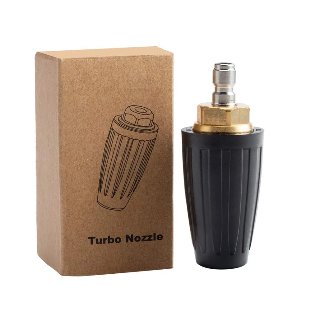 Punte per idropulitrice Ugello turbo Idropulitrice 4000 PSI con attacco rapido da 1/4 per pulire le superfici di mattoni, cemento e vinile