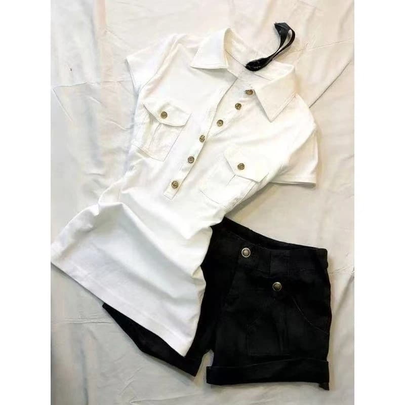 Top a Maniche Corte in Stile Subculturale Giapponese per Donne, Camicetta con Volant Y2K Retro Lolita, Abbigliamento Casual Fairy Grunge Harajuku