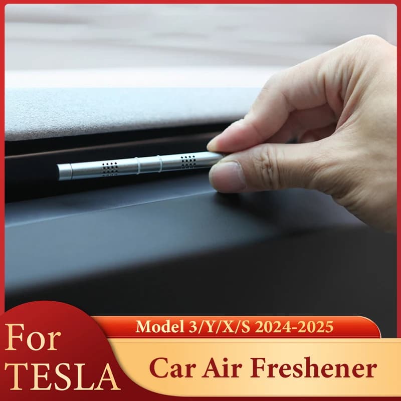 For Tesla Auto Deodorante Model 3/Y/X/S 2024-2025 Dashboard Fragrance Aromatherapy Diffuser Perfume Odore Accessories