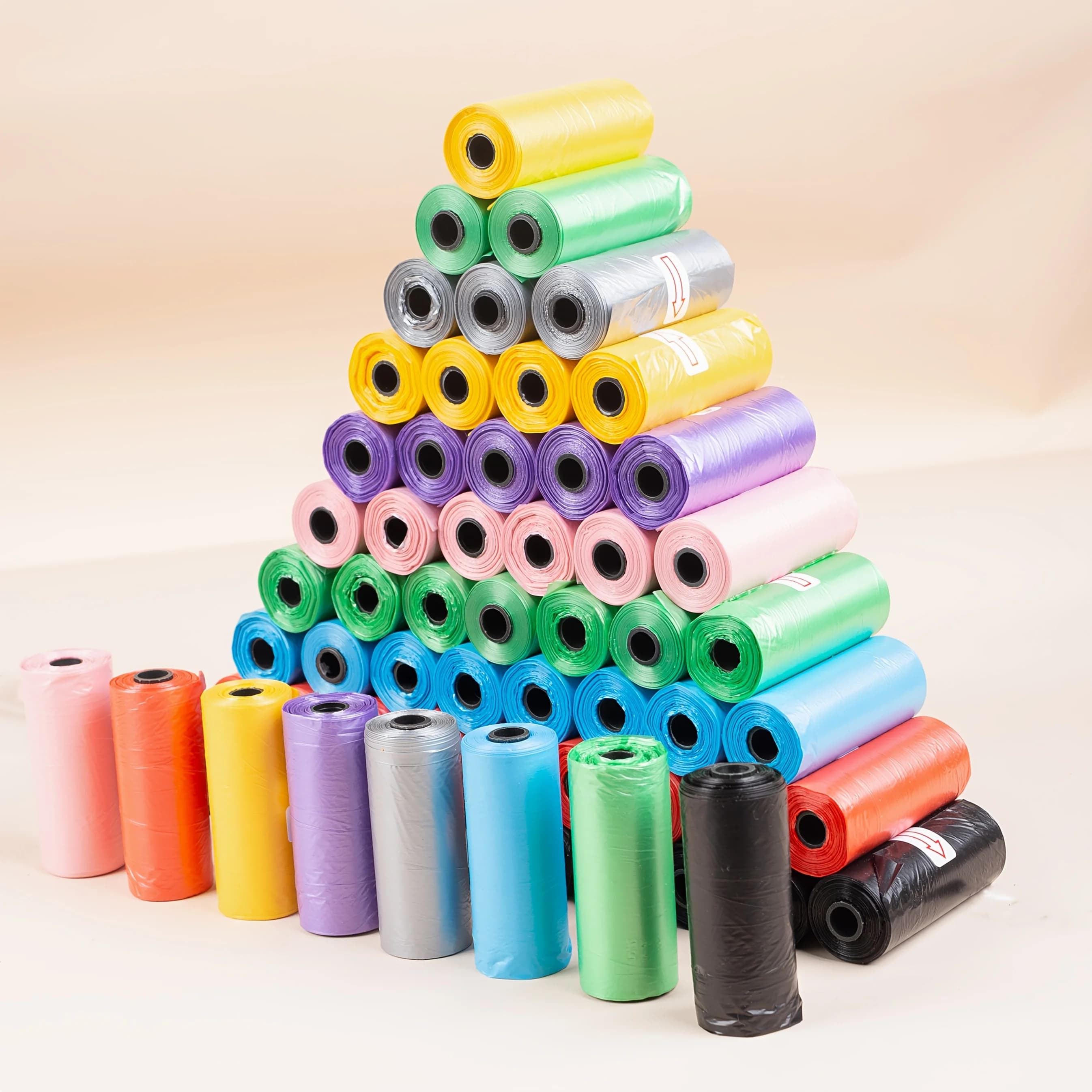 4 Rolls or 8 Rolls Portable Pet Poop Bags for Outdoor Dog Waste Bags Puppy Litter Cleaning Bags Pet Supplies