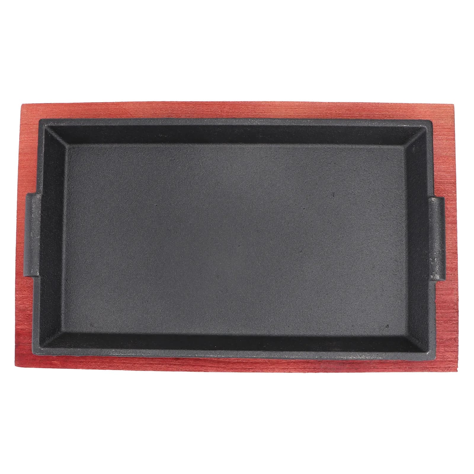 1 Piece Barbeque Plate in Anti-stick Cast Iron, Frying Board, Teppanyaki, Cooking, Pancake and Steaks