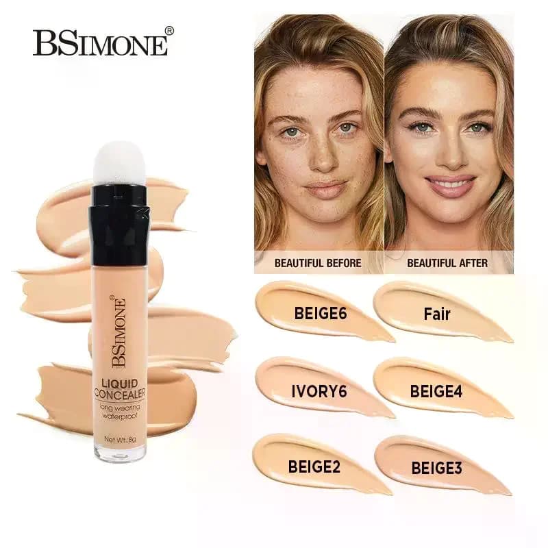 BSIMONE Waterproof Matte Concealer Stick Lasting Brighten Moisturizing Cover Acne Spots Dark Circles Concealer Foundation Cream
