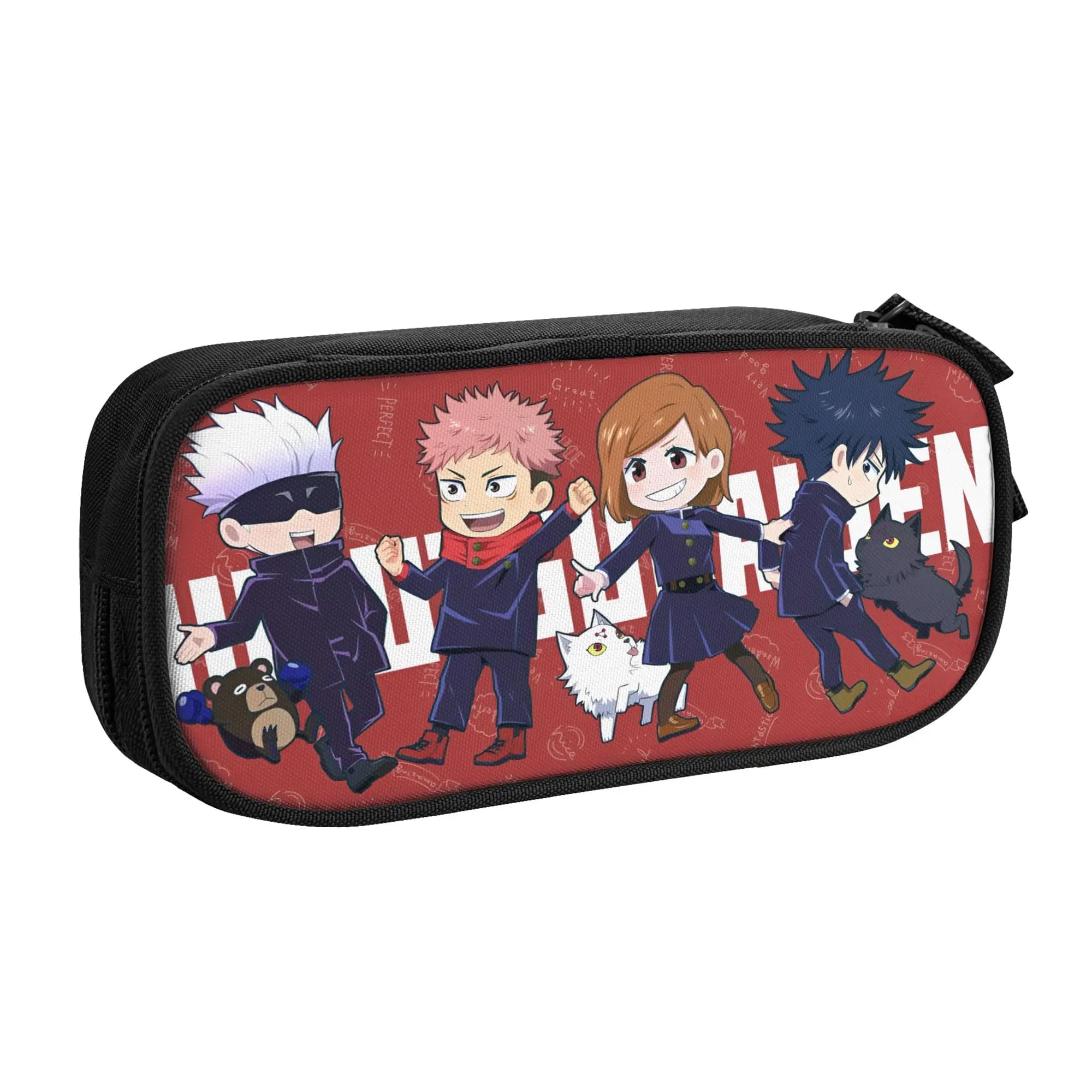 Astucci Personalizzati per Matite J-Jujutsu K-Kaisen per Ragazze e Ragazzi, Simpatici Portapenne Cartoon Manga con Ampio Spazio, Accessori Scolastici