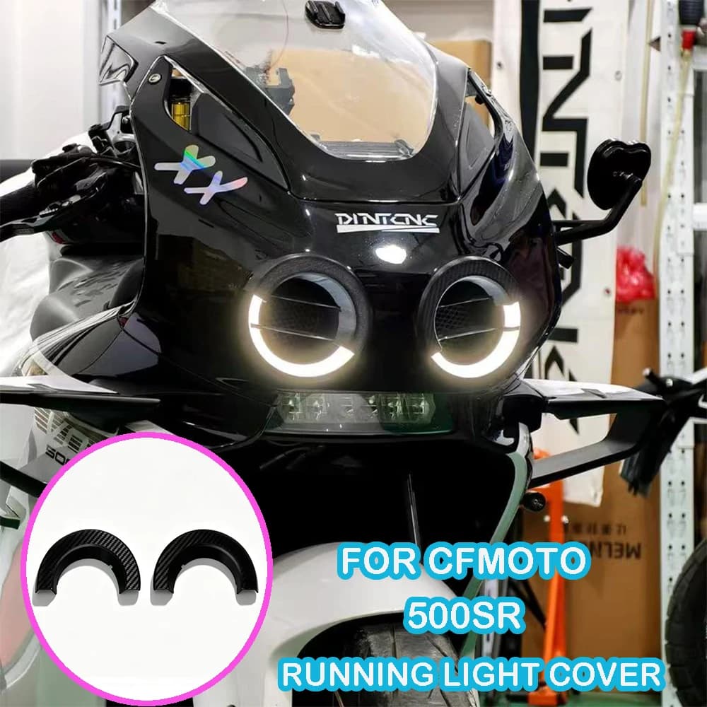 For CFMOTO 500SR VOOM Motorcycle parts Daytime running light cover 500SR VOOM Accessories Decorative parts modification parts