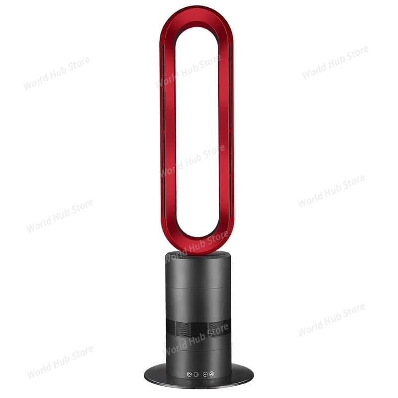 Riscaldatore a torre senza lama con raffreddamento ad aria elettrico domestico Ventilatore di riscaldamento a filo ceramico PTC per camera da letto Vento forte a basso rumore