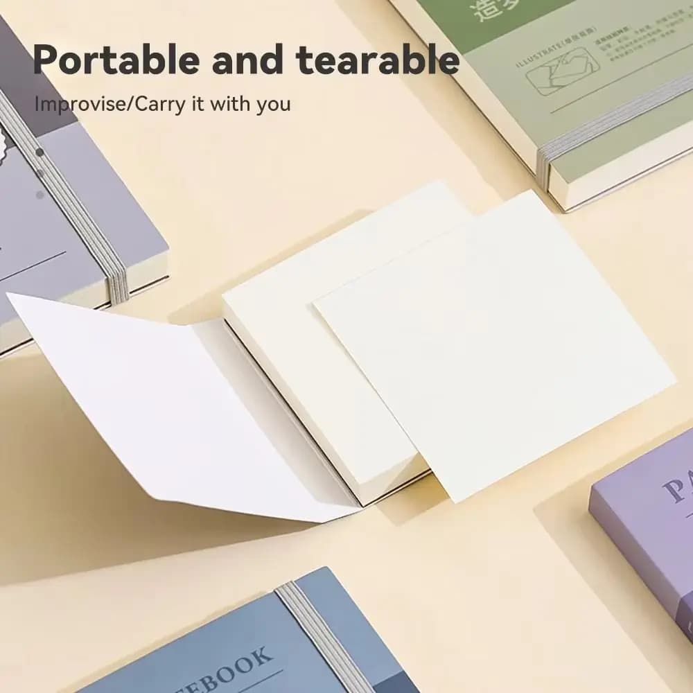 Thick Paper Tearable Drawing Notebook Hardcover Refillable Sketchbook Handbook Professional Stationery Mini Drawing Book Student