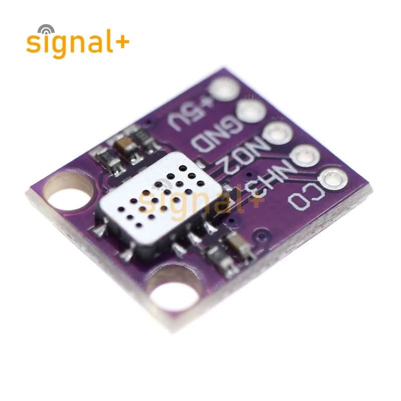 MICS-6814 Gas Sensor Carbon Monoxide CO VOC NO2 NH3 Nitrogen Oxygen Air Quality Detection Numerical Sensor Module for Arduino