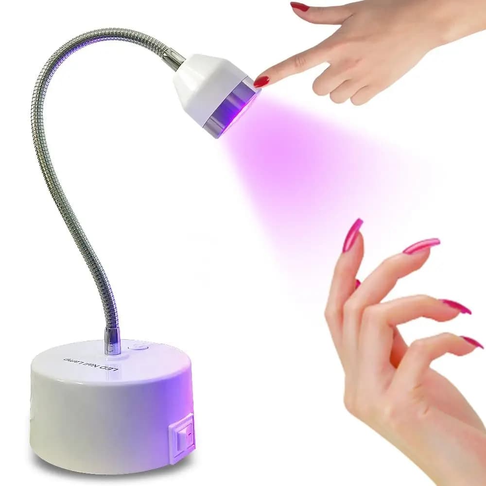 Lampada UV LED per unghie YIZHUO, 9W, luce per ciglia o Gel-X e strisce semi-polimerizzate, mini lampada UV ricaricabile con sensore automatico per unghie