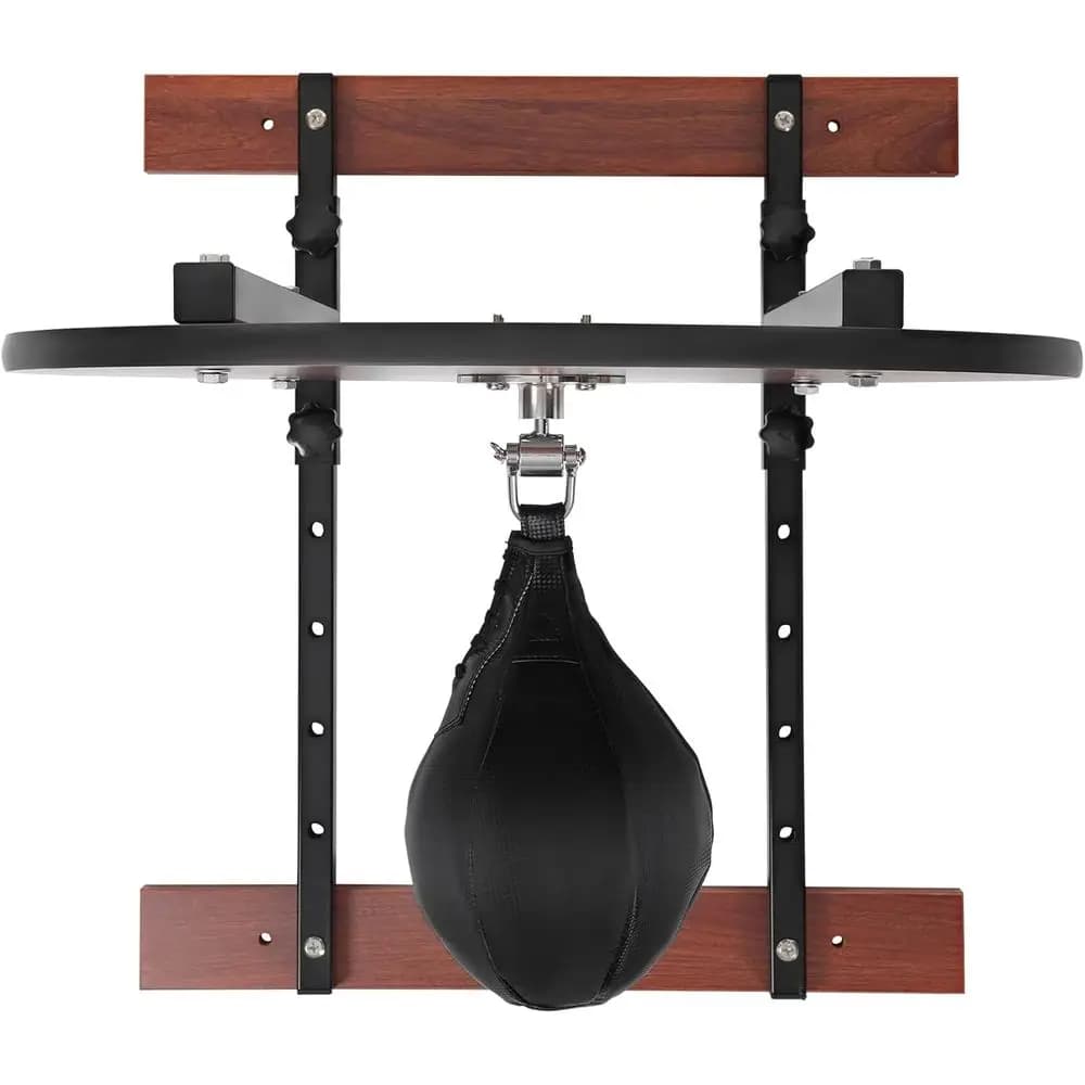 Adjustable Height Wall-Mounted Training Punching Bag with 360° Swivel for Improved Coordination