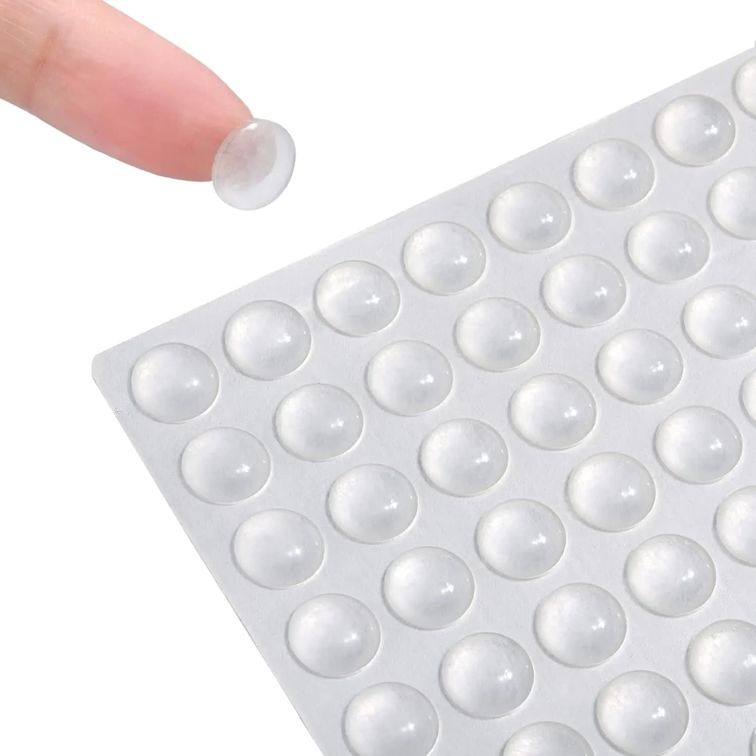 200 Pieces of Self-adhesive Transparent Covers for Cabinets, Kitchen Drawers, Taglieri, Frames