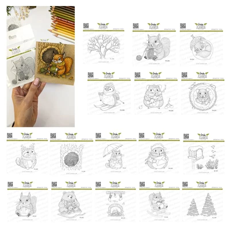 Pinguino cassetta postale scavata renna natale gatto orso timbri in Silicone fustelle in metallo Scrapbooking fare Album fotografico