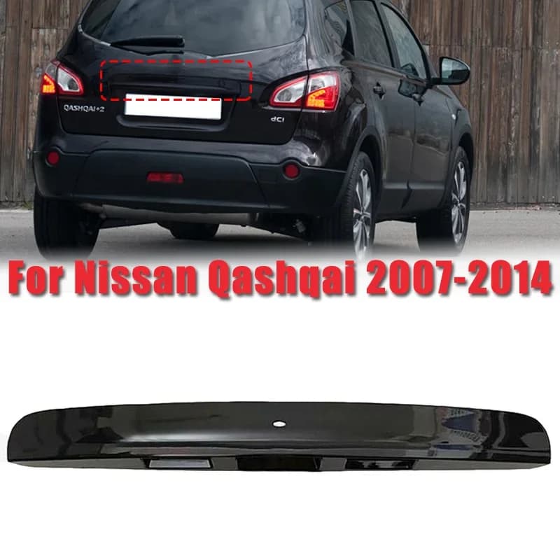 Per Nissan Qashqai 2007-2014 portellone posteriore coperchio bagagliaio maniglia Black Hatch Trim con chiave intelligente e fotocamera 5 fori