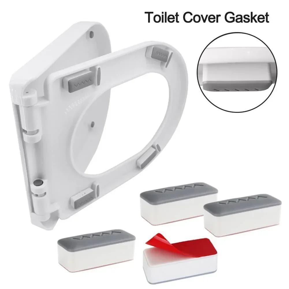 4 pezzi paraurti per sedile WC antiurto antiscivolo guarnizione copriwater coprisedile per WC hardware per il bagno paraurti buffer di ricambio