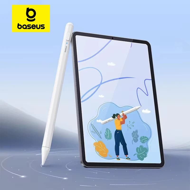 Baseus Stylus Lite con LED per Apple Pencil iPad Palm Rejection Design magnetico Touch Pen per Tablet per iPad Pro 2018-2023