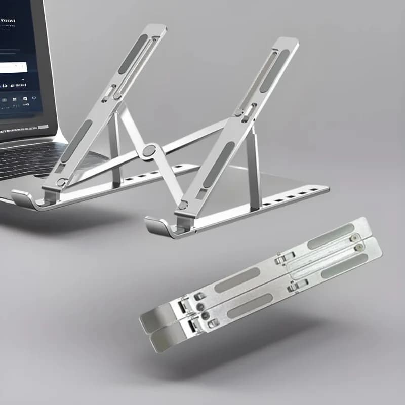 Aluminum Alloy Laptop Stand Adjustable Foldable Portable for Notebook Computer Bracket Lifting Cooling Non-slip Laptop Holder