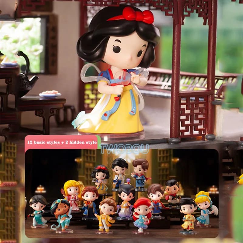 POPMART Kawaii Principessa Hanfu Serie Cieca Scatola Casuale Giocattoli Anime Figura Bambola Ornamento Creativo Scatola Mistero Per Le Ragazze Regalo