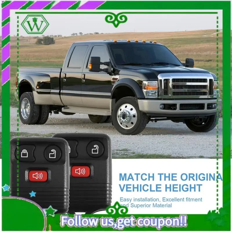 AC34-2 Portachiavi per auto con telecomando senza chiave per Ford F150 Expedition Escape Focus CWTWB1U212
