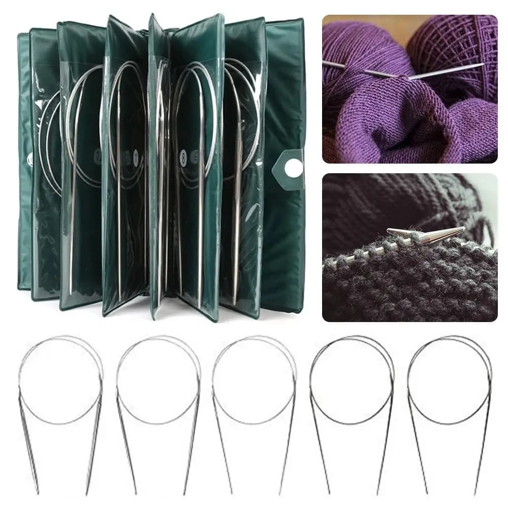 Handmade Needlework DIY Crafts Crochet Hook Knitting Tools Circular Knitting Needles Knitting Needles
