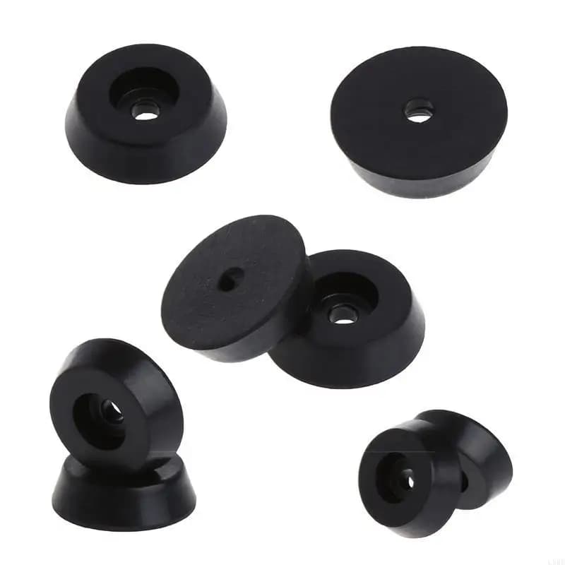 L9BE 20 pezzi piedini per mobili in gomma per sedie da tavolo, protezioni per gambe, protezioni per pavimenti in piastrelle, 18x15x5 mm