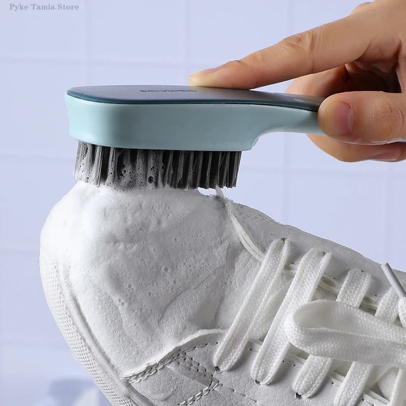 Spazzola per la pulizia delle scarpe 1 pz, multifunzionale in plastica, per lavaggio vestiti, strumento per la pulizia domestica, accessori per spazzole commerciali per il lavaggio