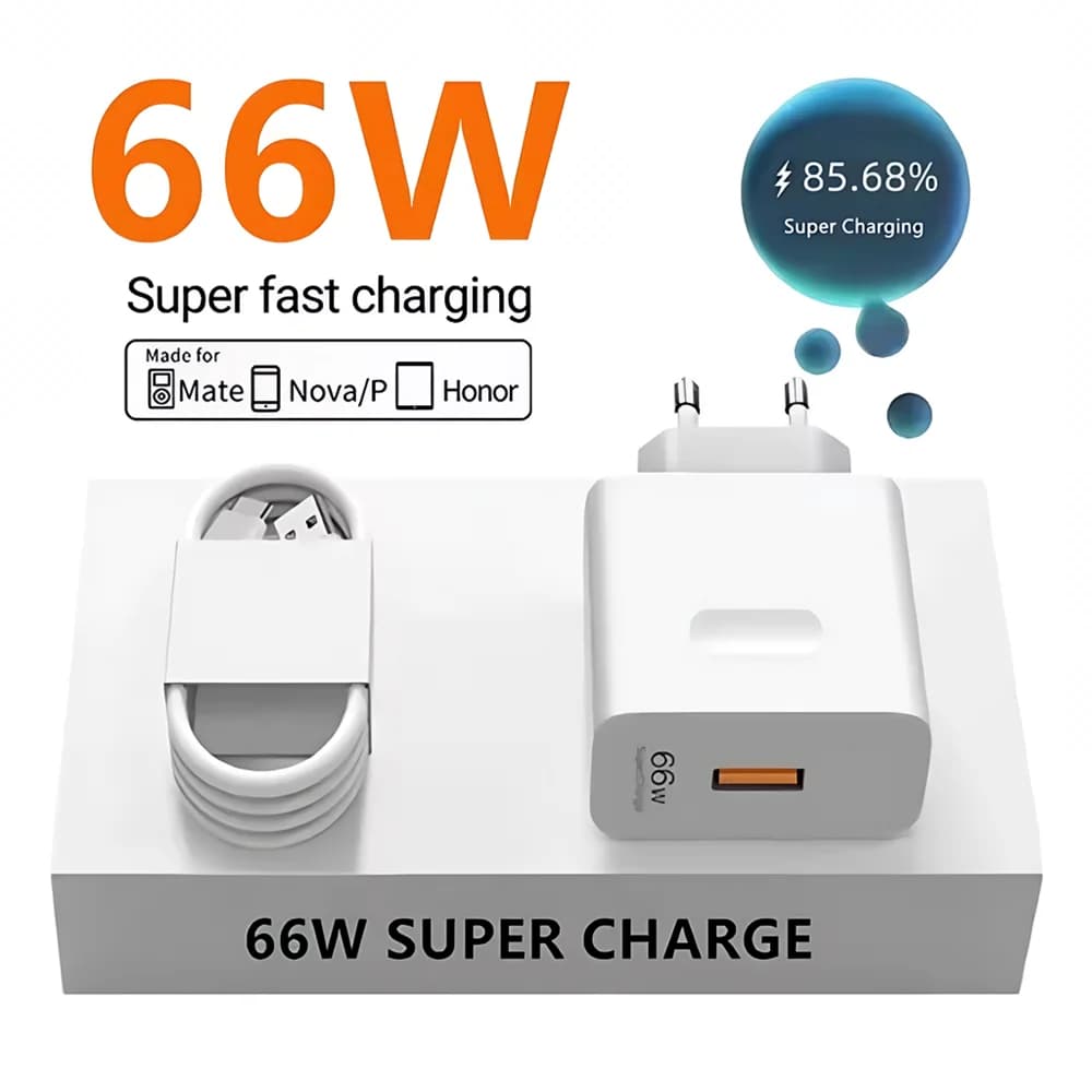 Cavo USB tipo C per caricabatterie super rapido 6A 66W per Huawei P40 P50 P60 Mate 40 50 60 Nova 12s 13i Honor 100 200 300 Magic 3 4 5 Pro