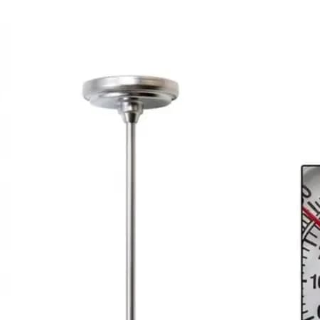 Soil Thermometer Stainless Steel for Composting Applications Featuring Dual Fahrenheit Scale and 0 to 120 Degree Range