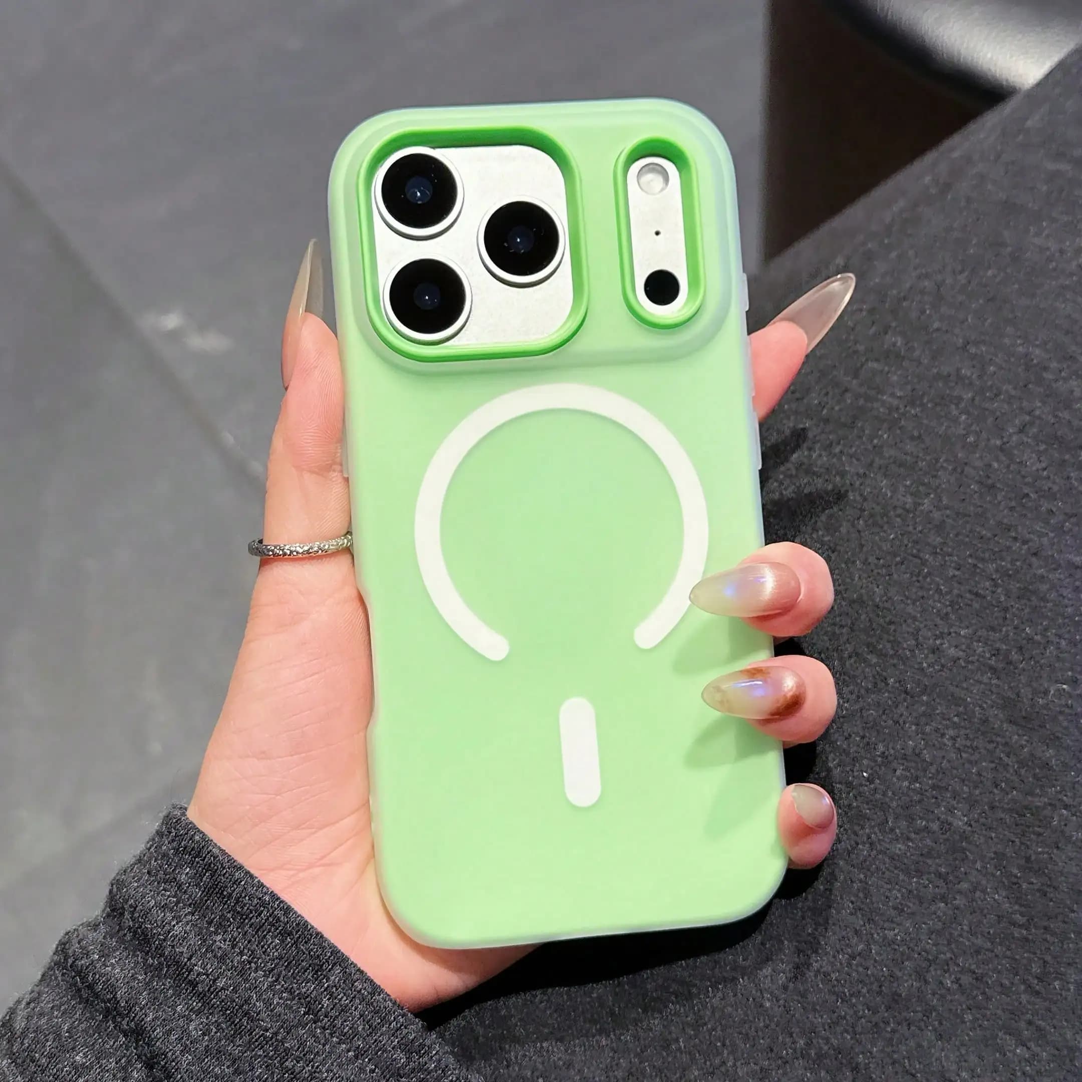 Candy Magnetic Phone Case Compatible with iPhone 17 Pro Max, 16, 15, 14, 13; Galaxy S26 Ultra, S25, S24, S23, S22 A Series—Shock-Absorbing and Scratch-Resistant Protective Case