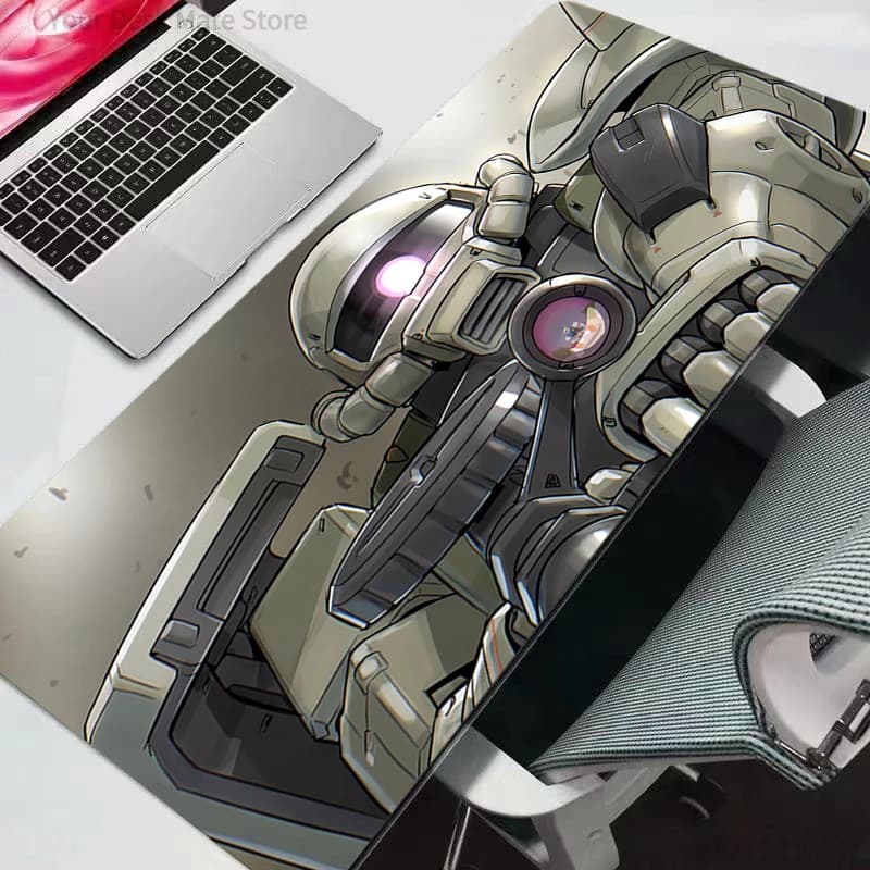 Tappetino per mouse Anime Mobile Suit Gundam Accessori da gioco Mousepad Gamer PC Completo Tappetino per tastiera per computer Varmilo Table