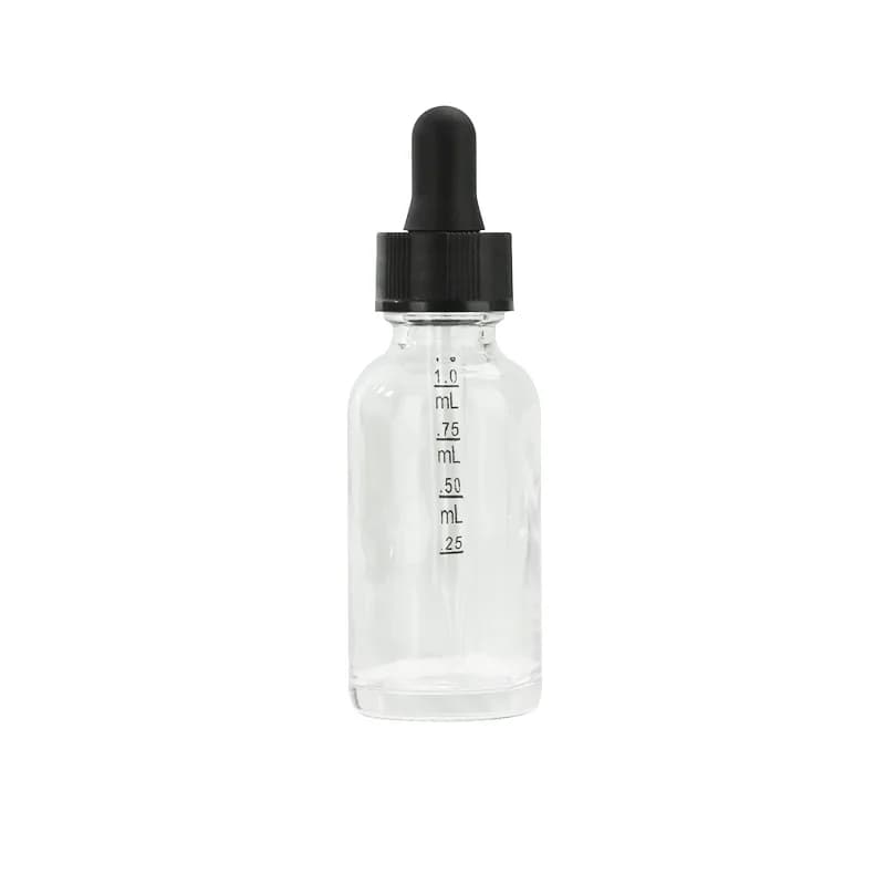 15ml 30ml 60ml 120ml vuoto con flacone contagocce in scala liquido trasparente per aromaterapia in vetro con olio essenziale