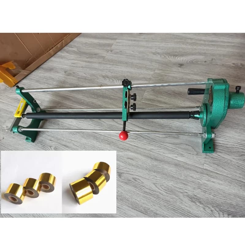 HOT 64cm width Manual Gold 26" Gilded Foil Paper Cutter PU Vinyl Cutter Hot Stamping Roll Hand Cutting Machine Tool no paper