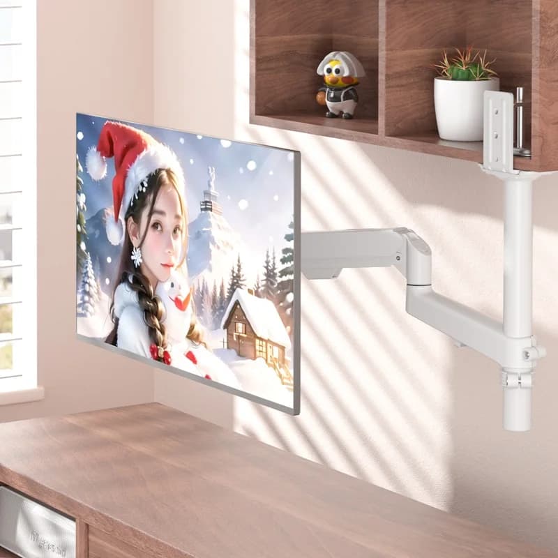 17-32" Desktop Gas Spring LED Monitor Arm Articulated Bracket Full Motion Holder Strut Soport TV Mount Stand PC Support VESA H5
