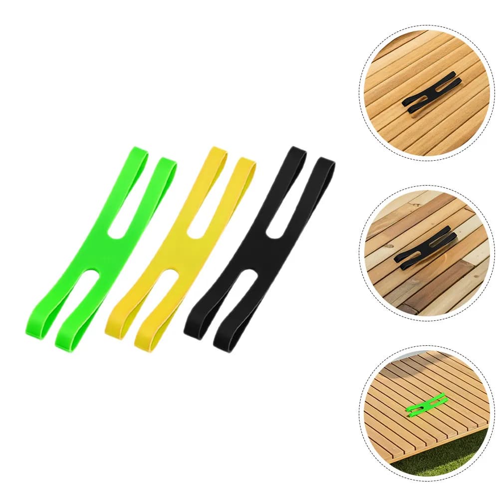 12Pcs Elastic Silicone Lunch Box Band H Design Strong Stretchy Bento Case Strap for Kitchen Outdoor Dining Storage
