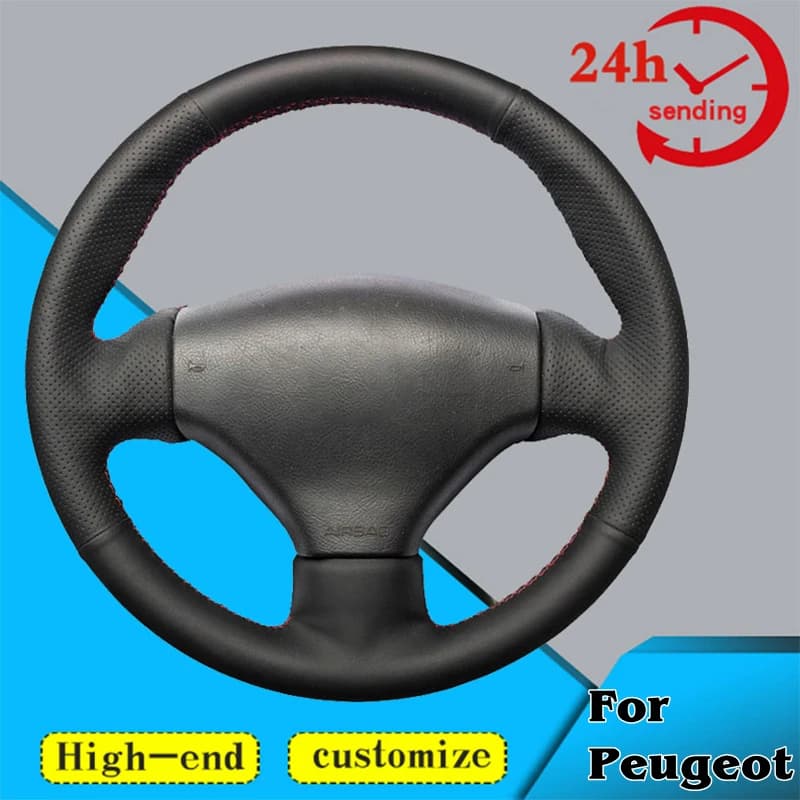 Custom Car Volante Treccia Copertura 100% Misura Per Peugeot 206 1998-2005 206 SW 2003 2004 2005 206 CC Accessori per Interni Auto