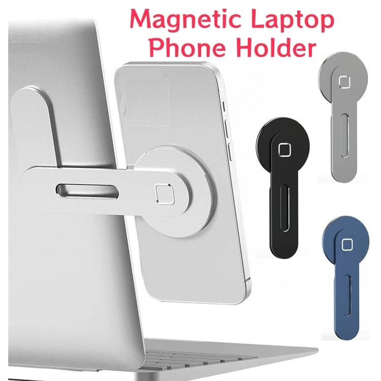 Supporto Regolabile Portatile per Tablet e Laptop, Staffa Laterale da Scrivania per Computer, Rastrelliera per Dissipazione del Calore, Organizzatore e Scaffale Portaoggetti