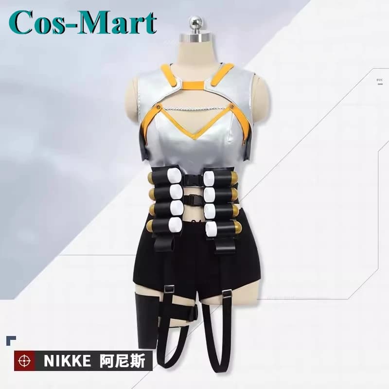 Cos-Mart Game NIKKE Anis Cosplay Costume NIKKE: La Dea della Vittoria Moda Splendid Uniforme Da Combattimento Gioco di Ruolo del Partito Clothing