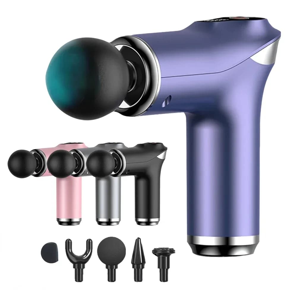New portable electric massage gun leg muscle massager deep shoulder neck pain relief massager sports relaxation