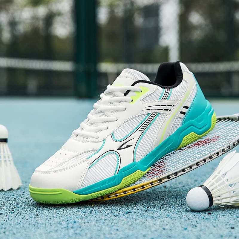 Nuove scarpe da allenamento per badminton, scarpe da pallavolo antiscivolo, scarpe da ping pong traspiranti per uomo e donna, taglie 35-45