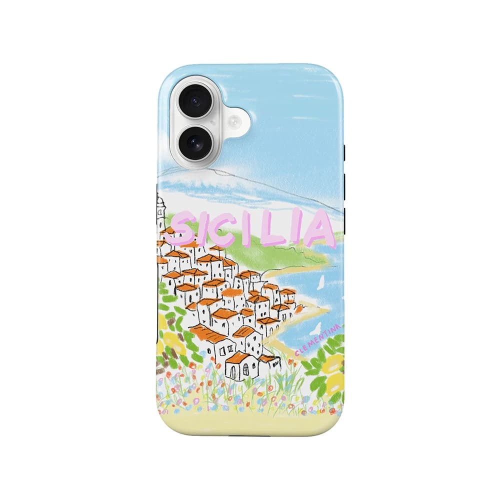 Custodia per telefono di lusso Clmj con delfini e cervi per iPhone 17 16 15 14 13 12 11 Air Pro Max X XS XR XSMax 8 Plus, cover rigida in PC con pellicola lucida