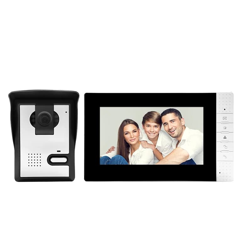 ABE Videocitofono semplice con campanello Videocitofono a 4 fili, videocitofono bidirezionale impermeabile
