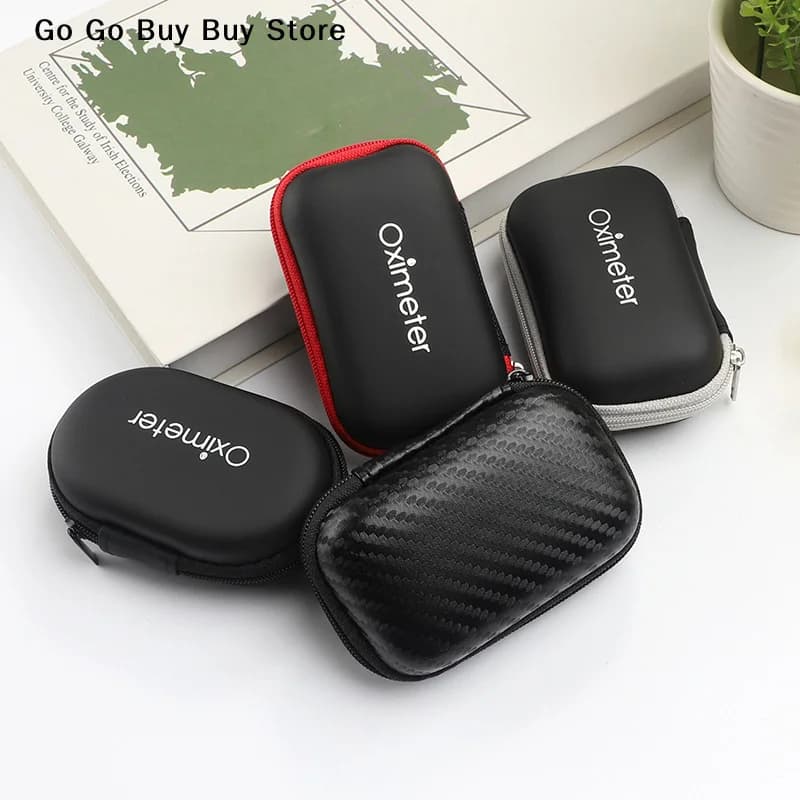 1 Piece Empty Bag for Oxymeter, Protective Housing EVA Rigid with Hinge, Spacious and Resistant