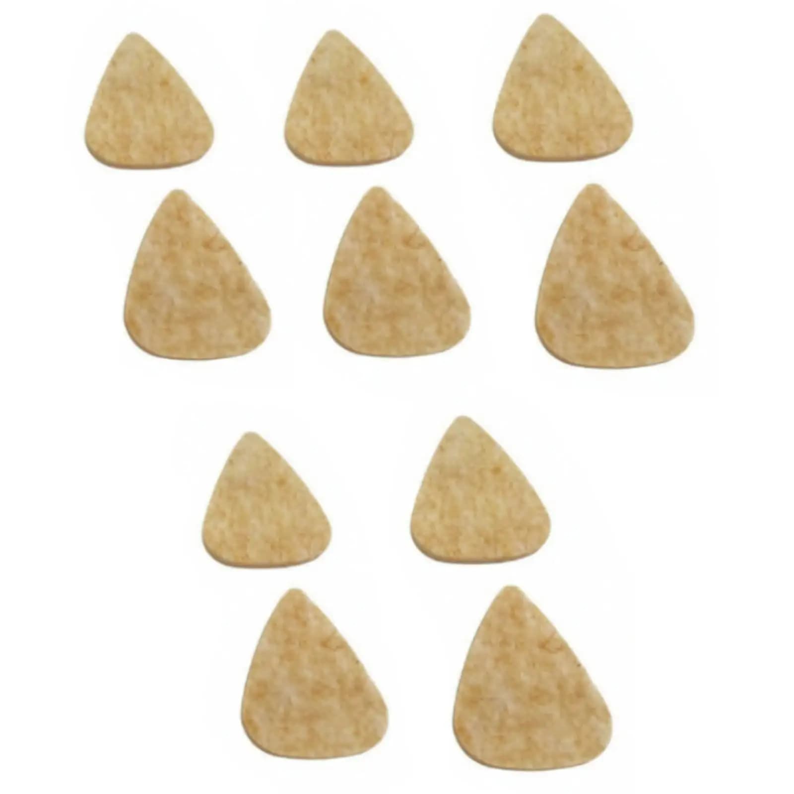 10 Pieces Wool Felt Guitar Pick Thick Felt Guitar Pick Warm for Ukulele Players