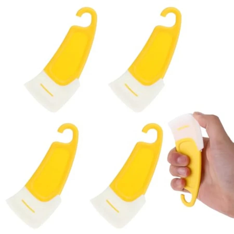 4 pieces silicone spatula kitchen for food use 3D silicone removal spatula scraper scraper tools for kitchen pots for resin