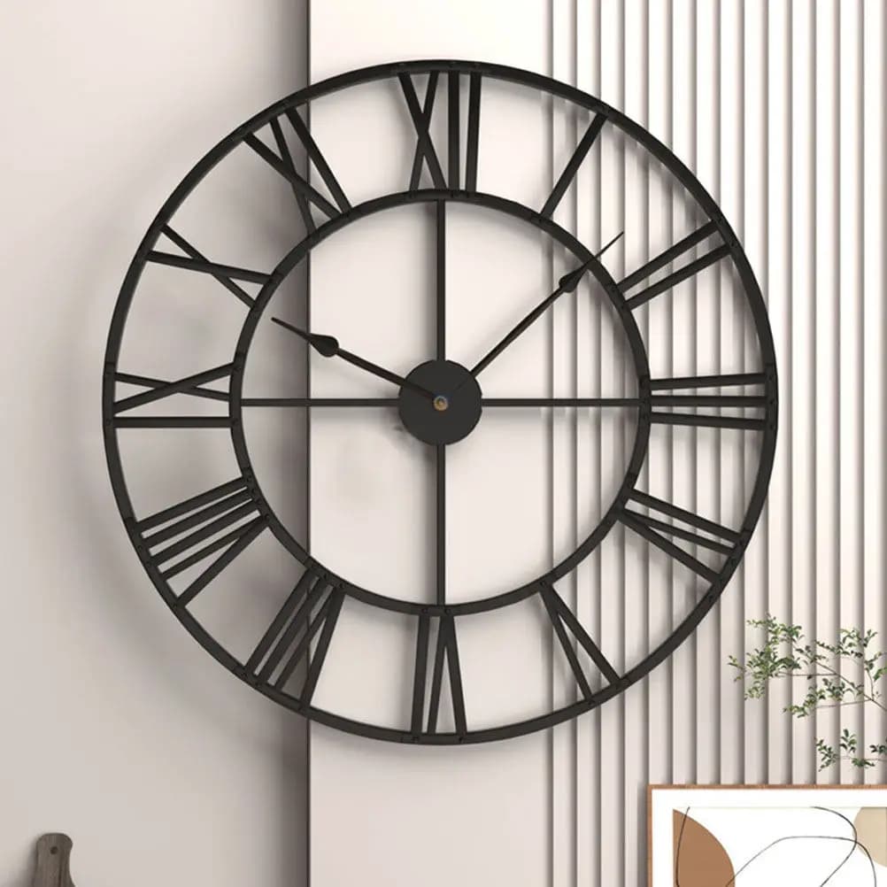 1Set Clock Movement Kit for DIY Wall Clocks Plastic Metal Mechanism Retro Elegant Lightweight Replacement Parts for Wooden Metal