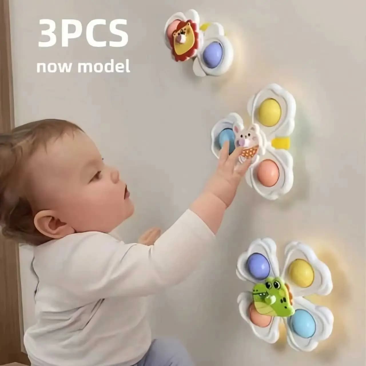 Giocattolo Spinner da Dito per Bambini 1-3 Anni, Accessorio Educativo e Divertente per il Gioco